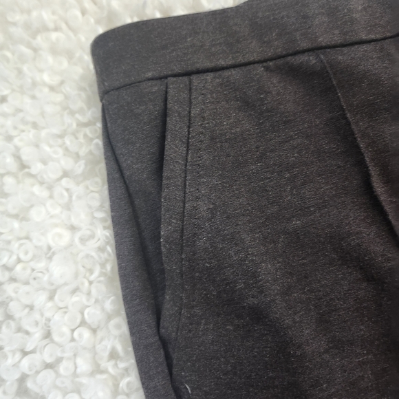 Laura Petites 16 Dark Brown Ankle Pants Classic Plus Size Career Office Workwear - Picture 5 of 13